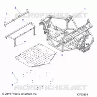 CHASSIS, MAIN CADRE