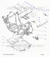 CHASSIS, MAIN FRAME AND SKID PLATES