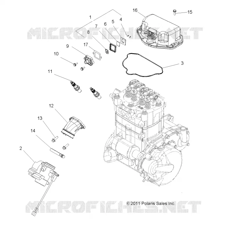 MOTEUR, SUPPORT CORPS DE PAPILLON