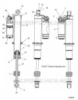 SUSPENSION, AMORTISSEUR AVANT INTERNALS