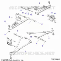 SUSPENSION AVANT CONTROL ARMS