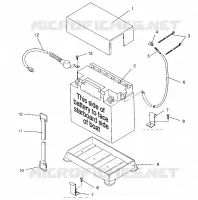 SUPPORT BATTERIE SL 650 B954058 (4930483048B005)