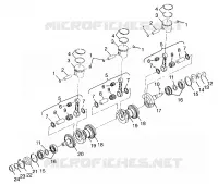 VILEBREQUIN ET PISTON SL 900 B974091 AND SL 1050 B974090 (4940974097C004)