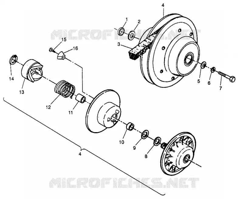 EMBRAYAGE DE TRANSMISSION SCRABLER W967840 (4935823582C002)