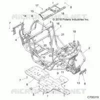 CHASSIS, MAIN FRAME AND SKID PLATES