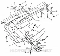 CARROSSERIE AVANT XLT 0940767, XLT SP 0940667   XLT SKS 0940567 (4925022502005A)