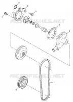 POMPE A EAU 500 RMK 0982964 and EUROPEAN 500 RMK E982964 (4942634263C011)