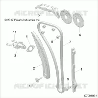 CHAINE DE DISTRIBUTION AND TENSIONER