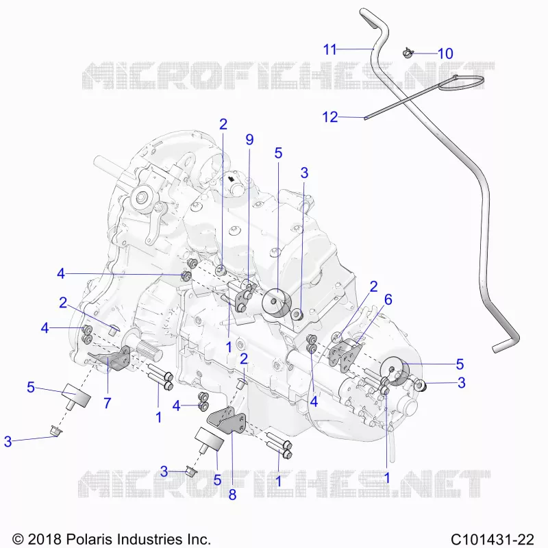 ENGINE, MOUNTING AND TRANSMISSION MOUNTING