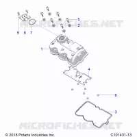 ENGINE, COUVERCLE SOUPAPE
