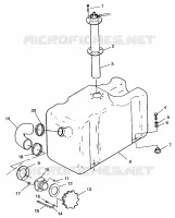 CARBURANT TANK SLT 780 B964588 and  Intl. SLT 780 I964588 (4935683568A009)