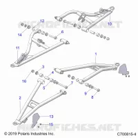 SUSPENSION AVANT CONTROL ARMS