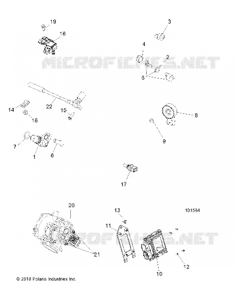 BOUTONS, SENSORS AND ECM