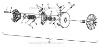 EMBRAYAGE DE TRANSMISSION MAGNUM 2X4 W967544 (4936033603B011)