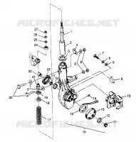 JAMBE DE FORCE AVANT 6X6 400L
