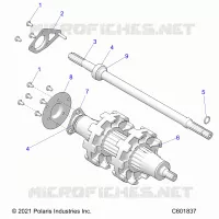 DRIVE TRAIN, JACKSHAFT AND ARBRE DE TRANSMISSION