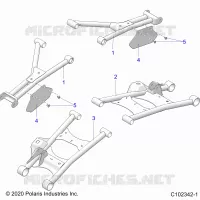 SUSPENSION ARRIERE CONTROL ARMS