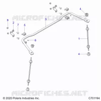 SUSPENSION, REAR BARRE STABILISATRICE