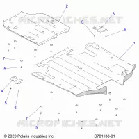 CHASSIS, SKID PLATES
