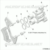 FREIN AVANT CALIPER