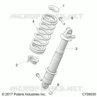 SUSPENSION ARRIERE SHOCK MOUNTING