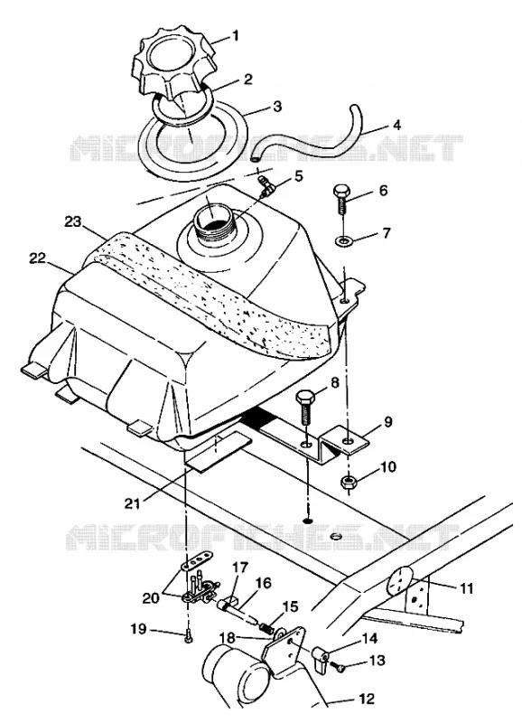 CARBURANT TANK Trail Blazer W98BA25C (4945464546A012)