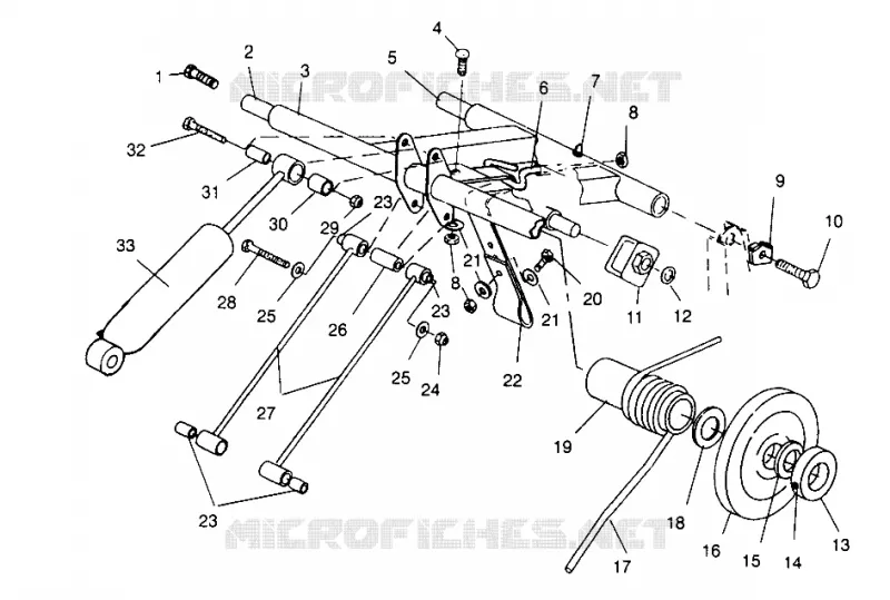 BRAS DE SUSPENSION ARRIERE XLT RMK 0960956, XLT SKS 0960556 AND EUROPEAN XLT SKS E9605 (4931813181C002)