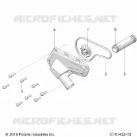 MOTEUR, WATERPUMP IMPELLER AND COVER