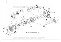 SYSTÈME DE TRANSMISSION, FRONT PONT INTERNALS