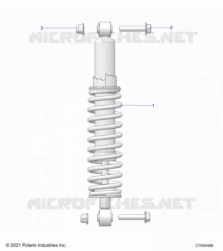 SUSPENSION, AMORTISSEUR ARRIERE