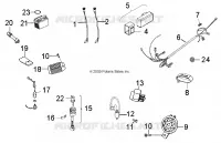 BOUTONS, HARNESS and INDICATORS