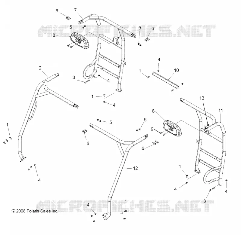 CHASSIS, CAB CADRE