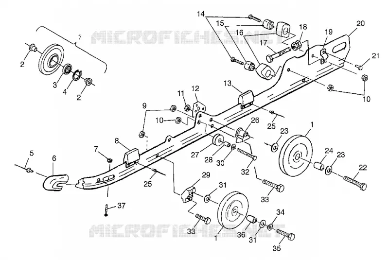 FIXATION RAIL (SUSPENSION)