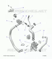 MOTEUR, WATERPUMP AND BYPASS