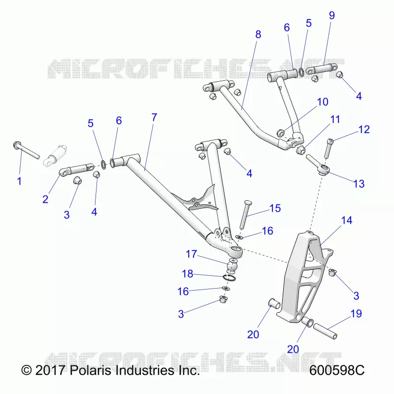 TRIANGLES SUSPENSIONS AVANT 