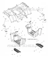 HABITACLE ARRIERE and FOOTWELL