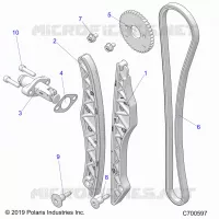CHAINE DE DISTRIBUTION AND TENSIONER