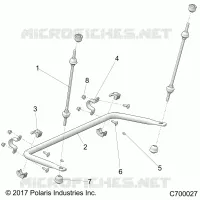 SUSPENSION, REAR BARRE STABILISATRICE