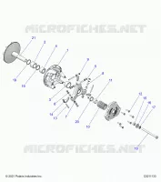 SYSTÃˆME DE TRANSMISSION, PRIMARY CLUTCH