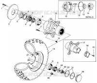 ROUE AVANT SPORTSMAN 500 W969244 and SWEDISH SPORTSMAN 500 S969244 (4936093609B006)