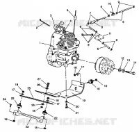 SUPPORT MOTEUR STARLITE GT 0943127 (49250125010024)