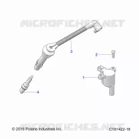 ELECTRICITE, IGNITION COIL, WIRE AND SPARK PLUG