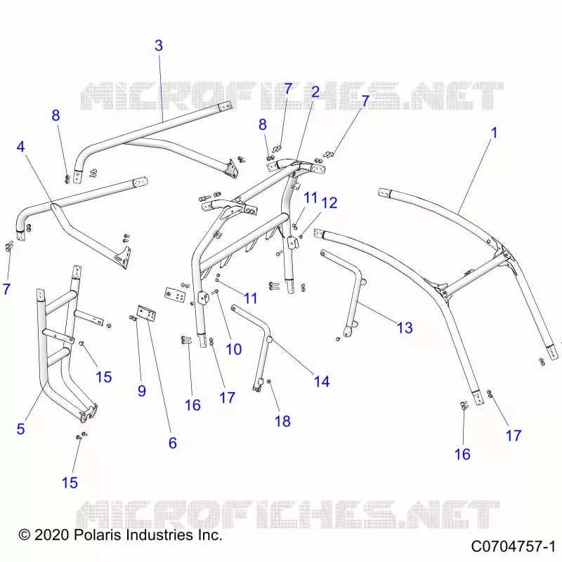 CHASSIS, CAB CADRE