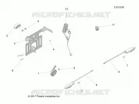 ELECTRICITE, HORN AND LICENSE PLATE LIGHT