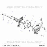 MOTEUR, WATERPUMP ASSEMBLY