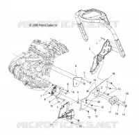MOTEUR, MOUNTING, LH
