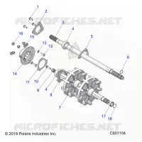 DRIVE TRAIN, JACKSHAFT AND ARBRE DE TRANSMISSION