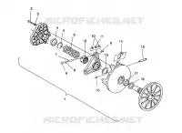 EMBRAYAGE DE TRANSMISSION ASSEMBLY 440 XCR / 0931760 (4923022302023A)