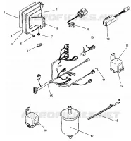 PIECES EFI RXL 0940768 AND RXL TOURING 0940869 (4925062506049A)
