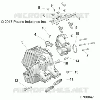 ENGINE, PRISE D'AIR MANIFOLD